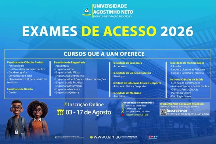 UAN EXAMES DE ACESSO 2026